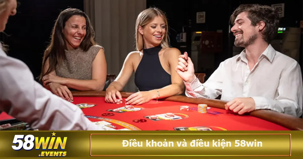Điều Khoản Và Điều Kiện 58win 3 yêu cầu người chơi sử dụng dịch vụ một cách lành mạnh, hạn chế các hành vi gây rối hoặc ảnh hưởng tiêu cực đến cộng đồng