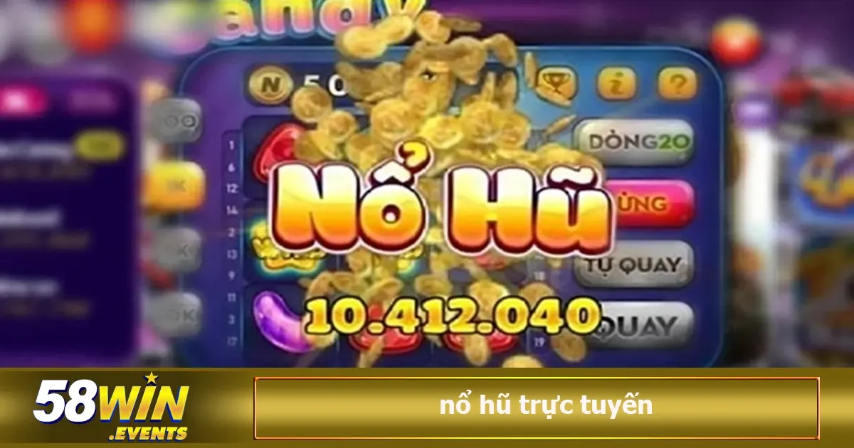 Nổ Hũ Trực Tuyến 58win – Cách Chơi Và Nhận Thưởng Hấp Dẫn 2 nổ hũ trực tuyến tích hợp các chức năng đặc biệt như vòng quay thưởng, jackpot liên hoàn, và tính năng miễn phí chơi giúp tăng khả năng trúng thưởng